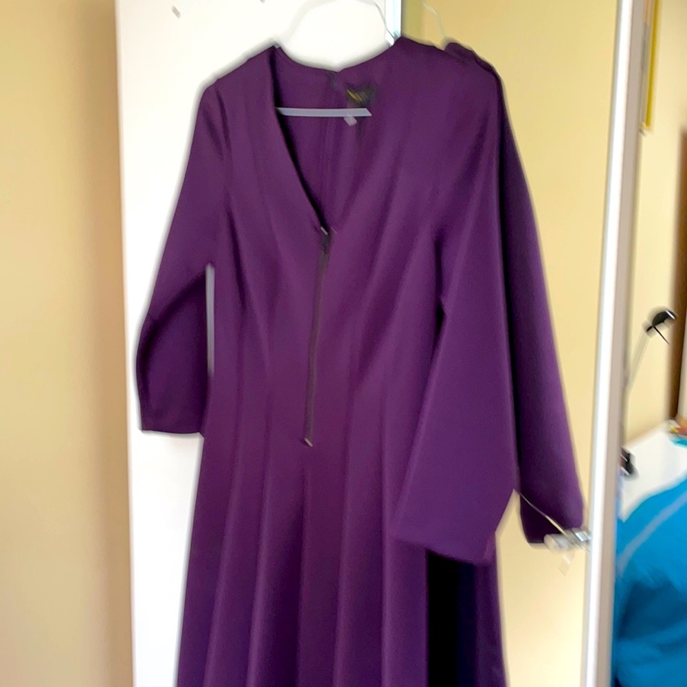 Donna Karan purple dress